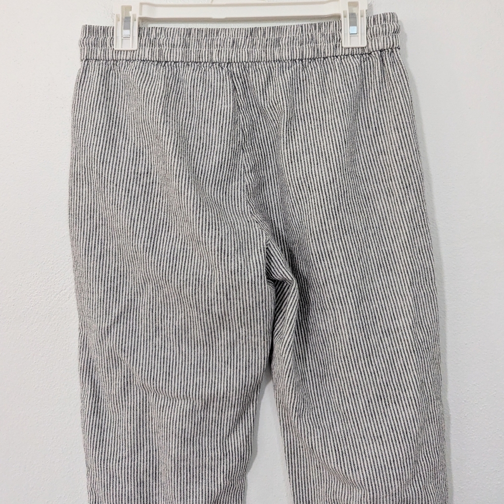 J. Crew Factory Set Of 2 Pull On Drawstring Pants Straight Leg Crop Length 4 - Picture 5 of 15
